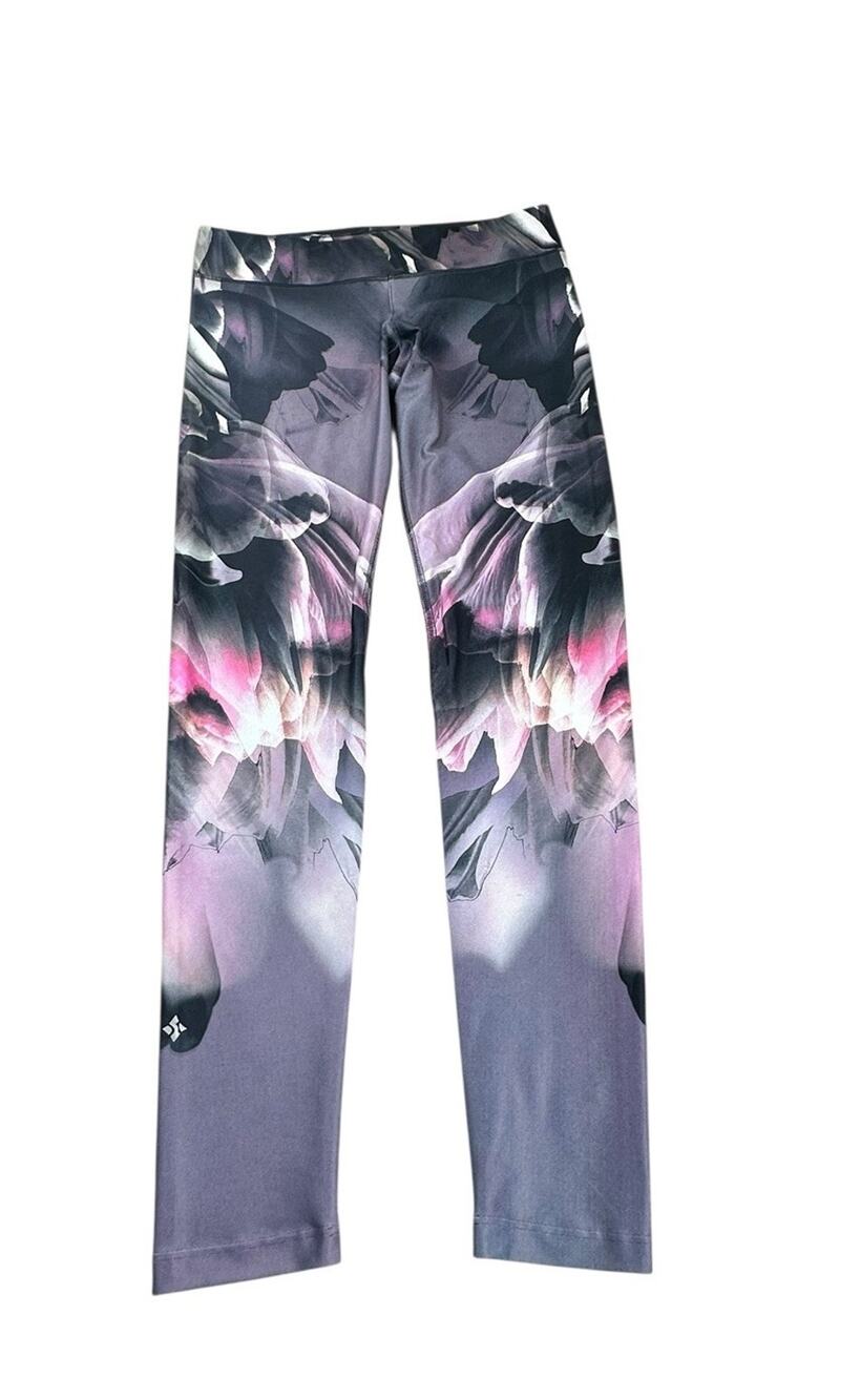 Boston Proper Tulip Legging Pink Multi Size Large NWT